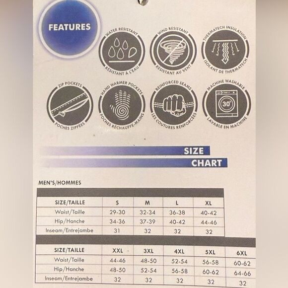 Arctix Men's Black Snow Pants - Picture 7 of 8